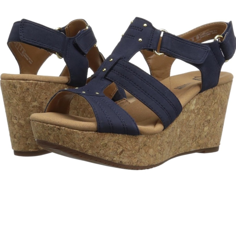 CLARKS "Annadel Orchid" in Navy (10)